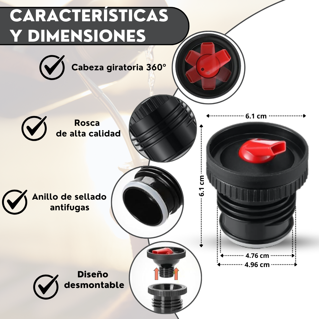 Pico cebador compatible con Termos Stanley